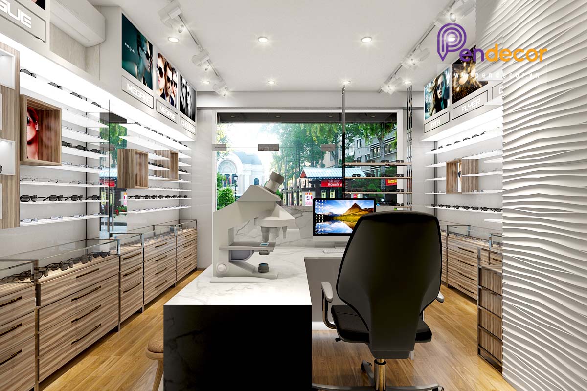 Thiết Kế Cửa Hàng Mắt Kính Young Optical