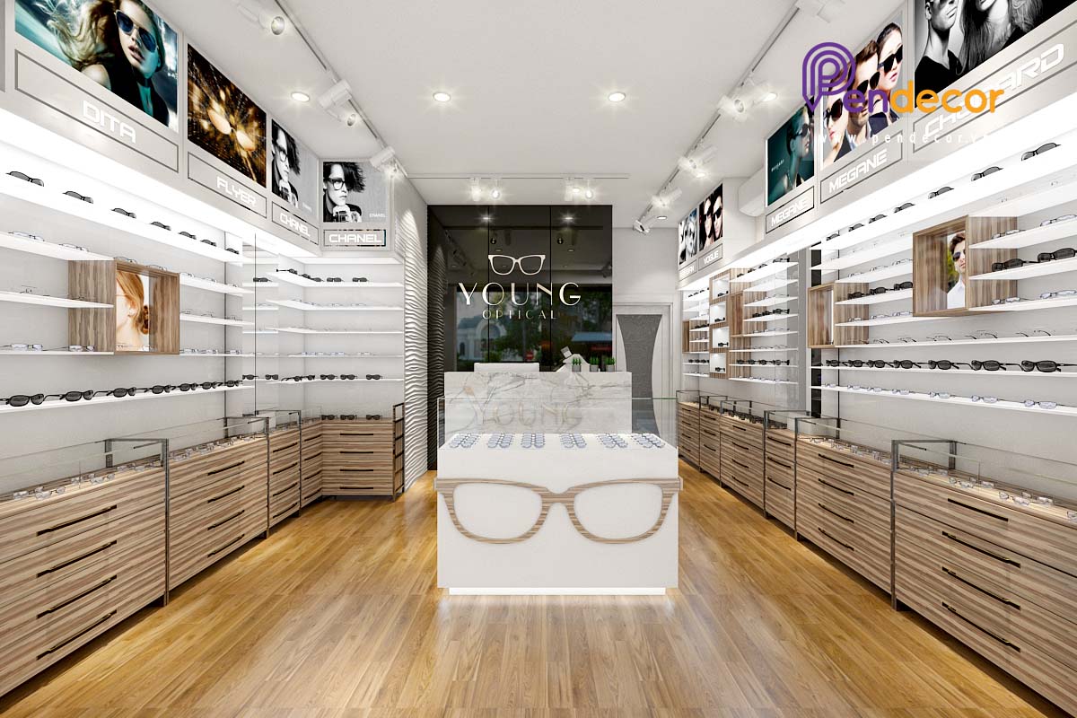 Thiết Kế Cửa Hàng Mắt Kính Young Optical
