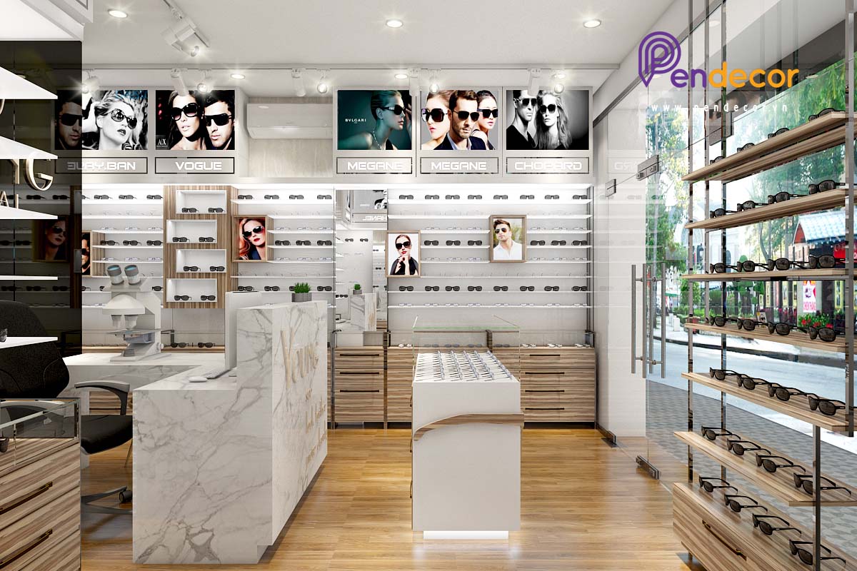 Thiết Kế Cửa Hàng Mắt Kính Young Optical