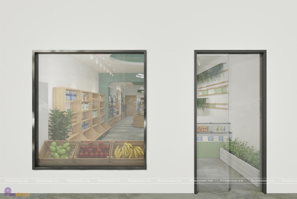 Thiết Kế Siêu Thị Thực Phẩm Sạch