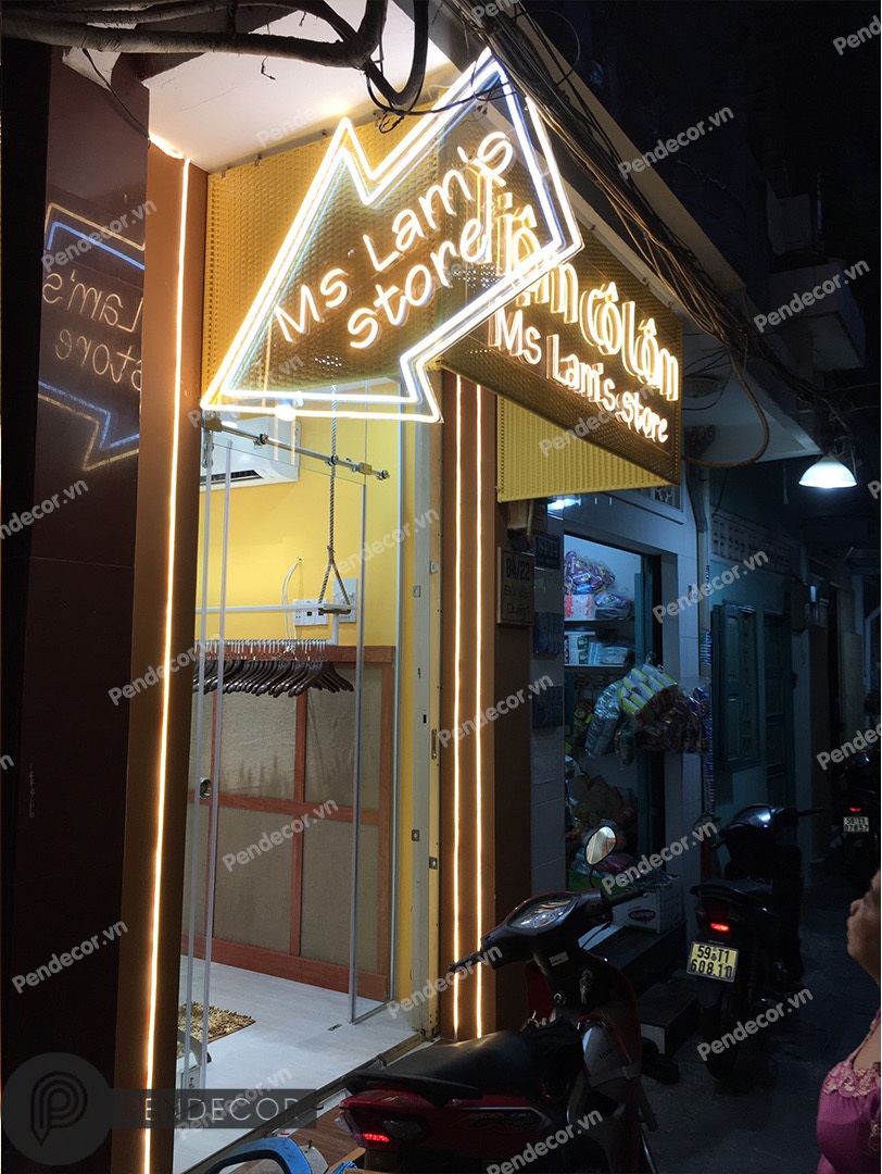 Thi công Shop thời trang nữ Tiệm Cô Lâm - Quận 1