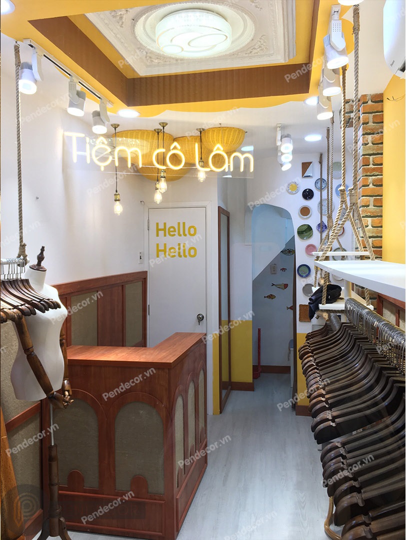Thi công Shop thời trang nữ Tiệm Cô Lâm - Quận 1