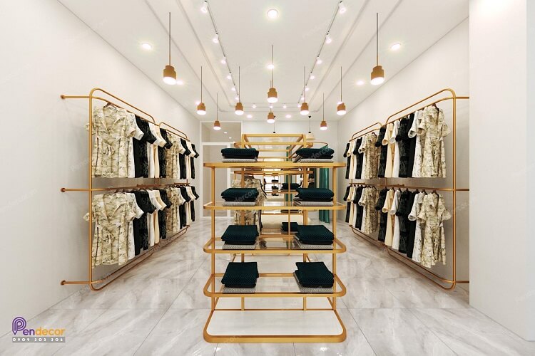 Đèn trang trí mang lại hiệu ứng thu hút cho shop