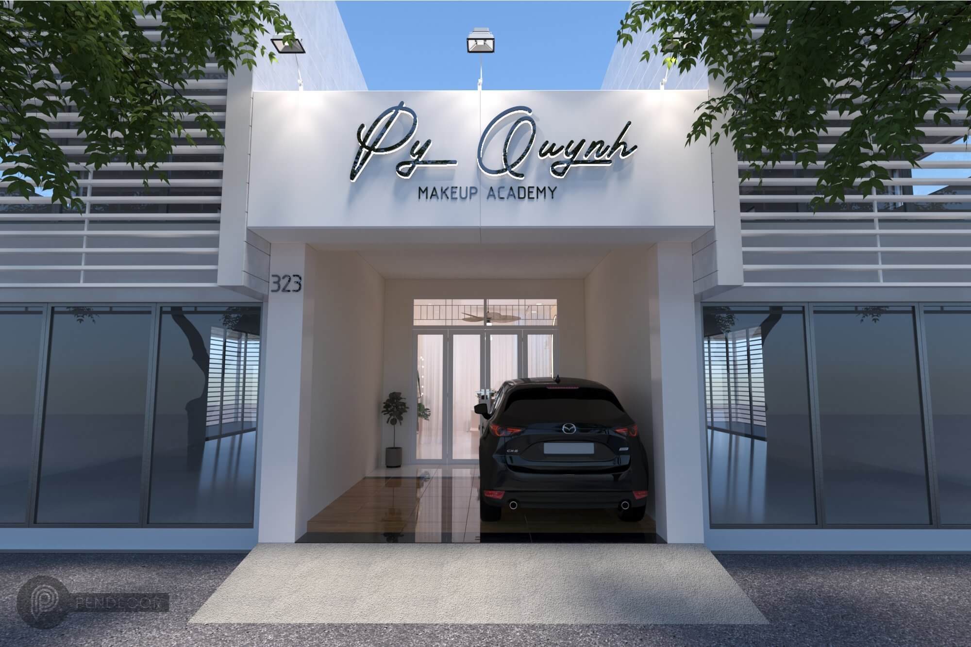 Thiết Kế Shop Make Up Py Quỳnh