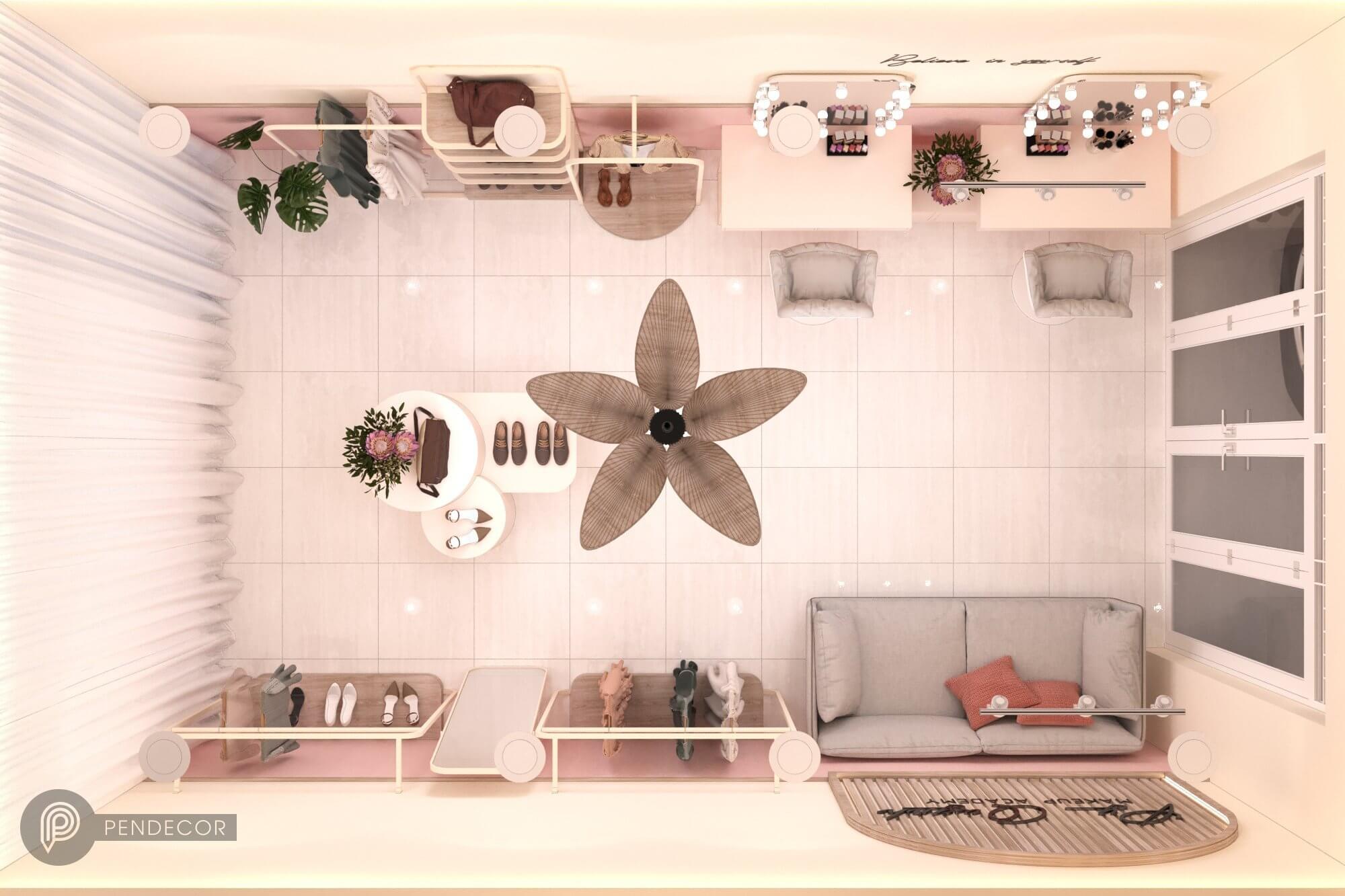 Thiết Kế Shop Make Up Py Quỳnh