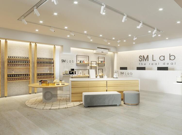 Thiết showroom giúp định hướng chức năng không gian rõ ràng