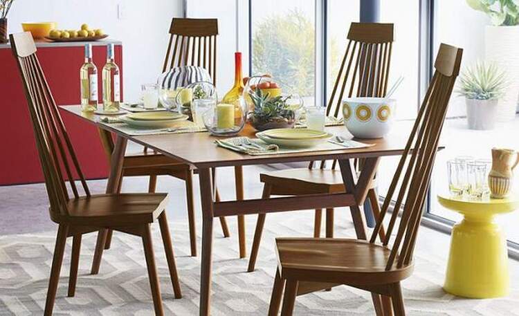 Bàn ăn gỗ công nghiệp đa dạng kiểu dáng, màu sắc