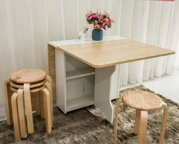 Bàn ăn gỗ thường đem tới cảm giác gần gũi, nhẹ nhàng