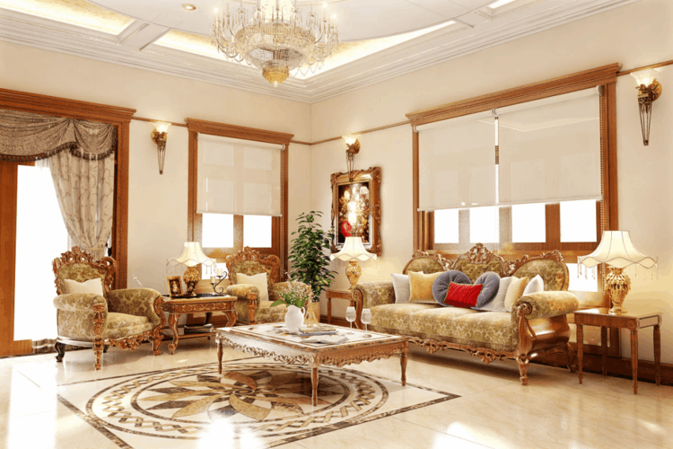 Đèn chùm phong cách tân cổ điển