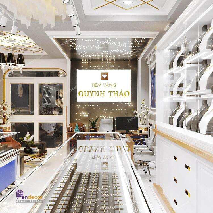 Tủ trưng bày trang sức