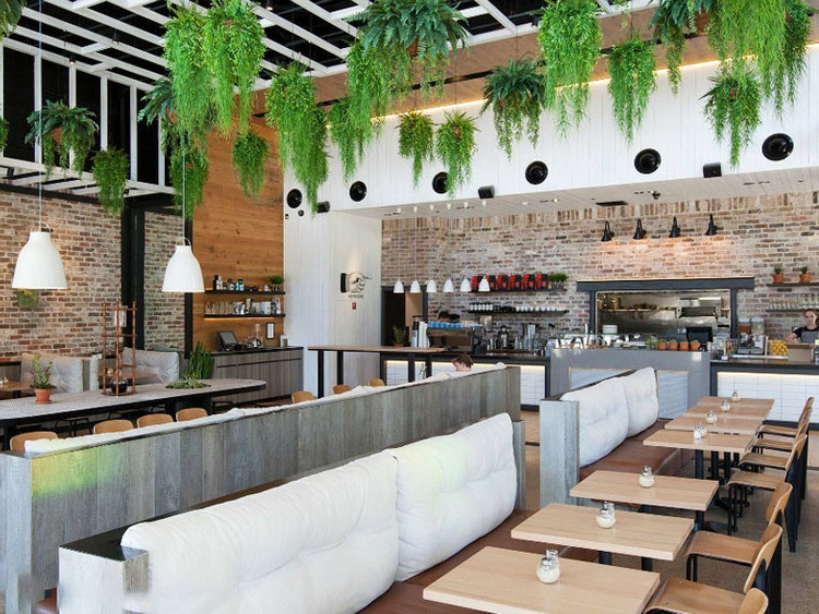 Khu vực ăn uống cần sự rộng rãi và sạch sẽ