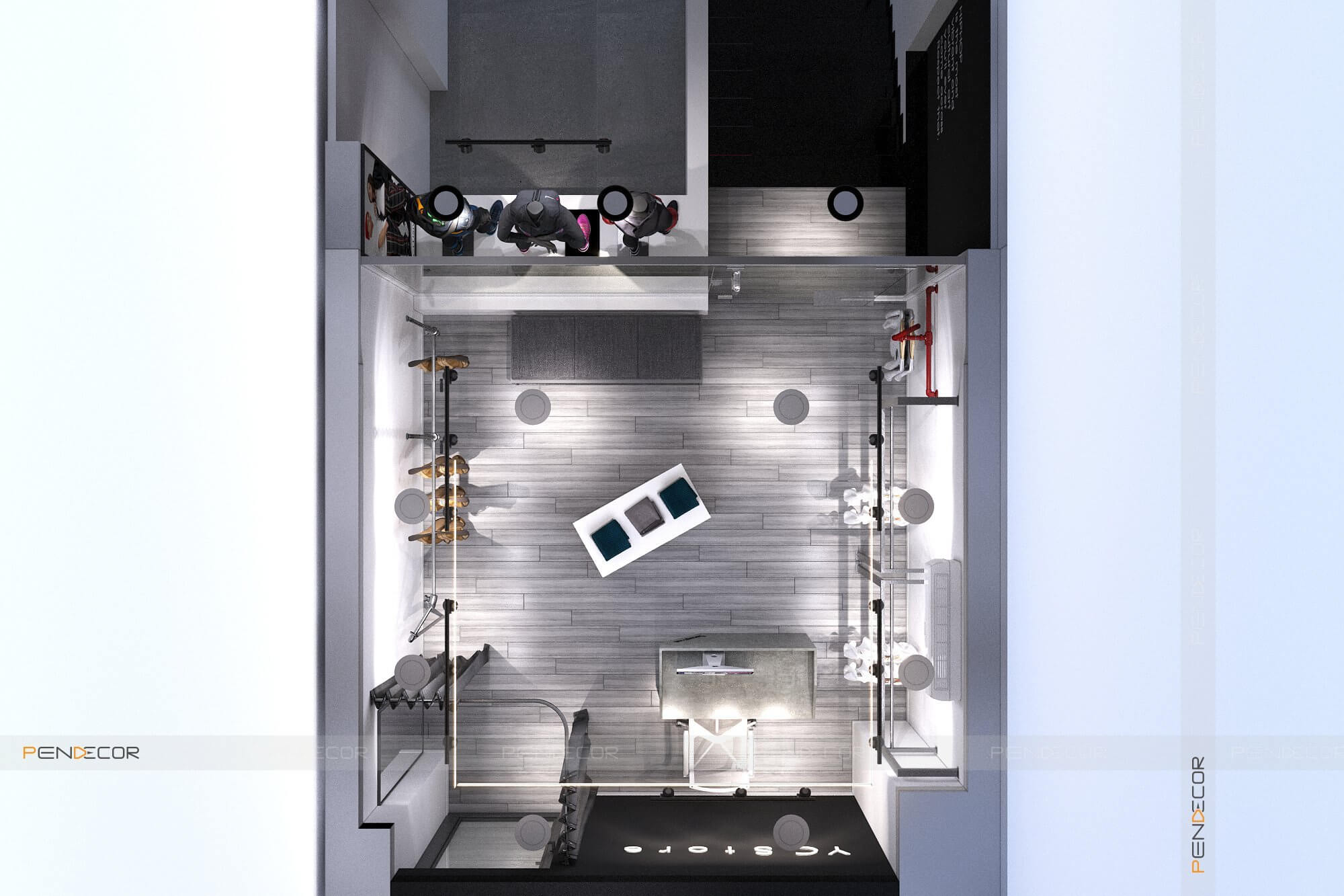 Thiết Kế Shop Thời Trang Nam YC Store