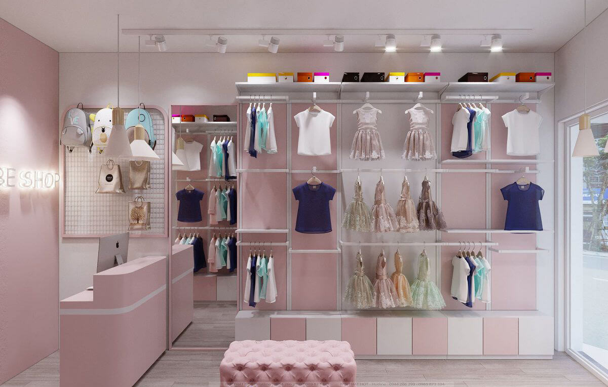 Sản phẩm trong cửa hàng cần được trưng bày một cách khoa học, hài hòa vừa tầm mắt khách hàng