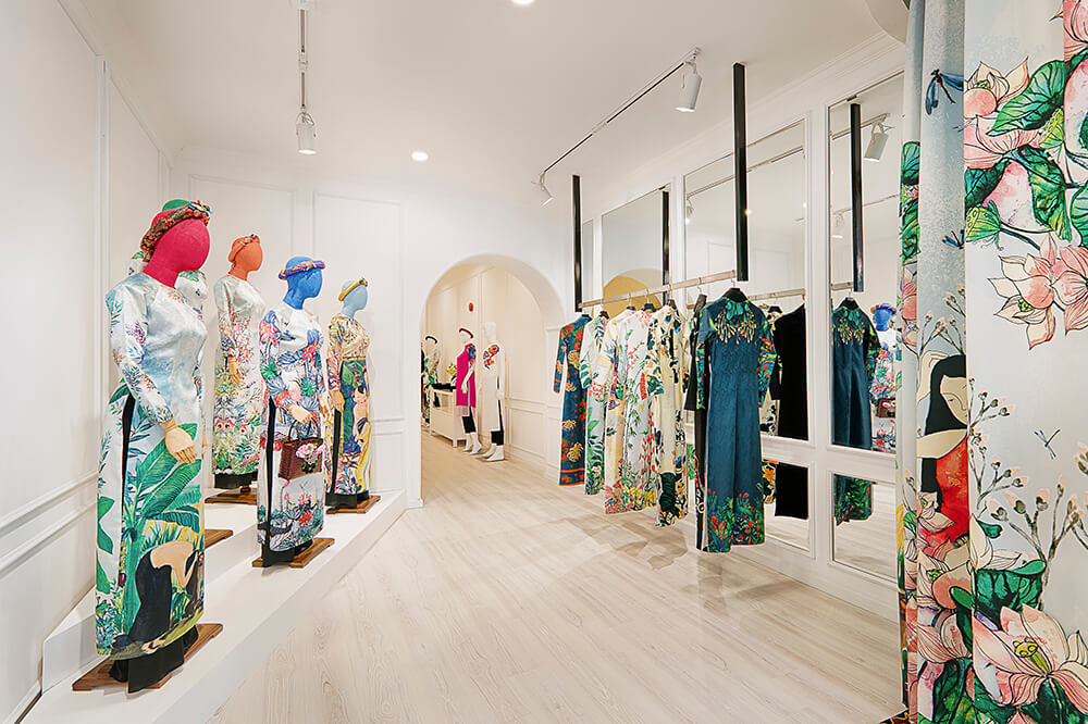 thiet ke shop ao dai