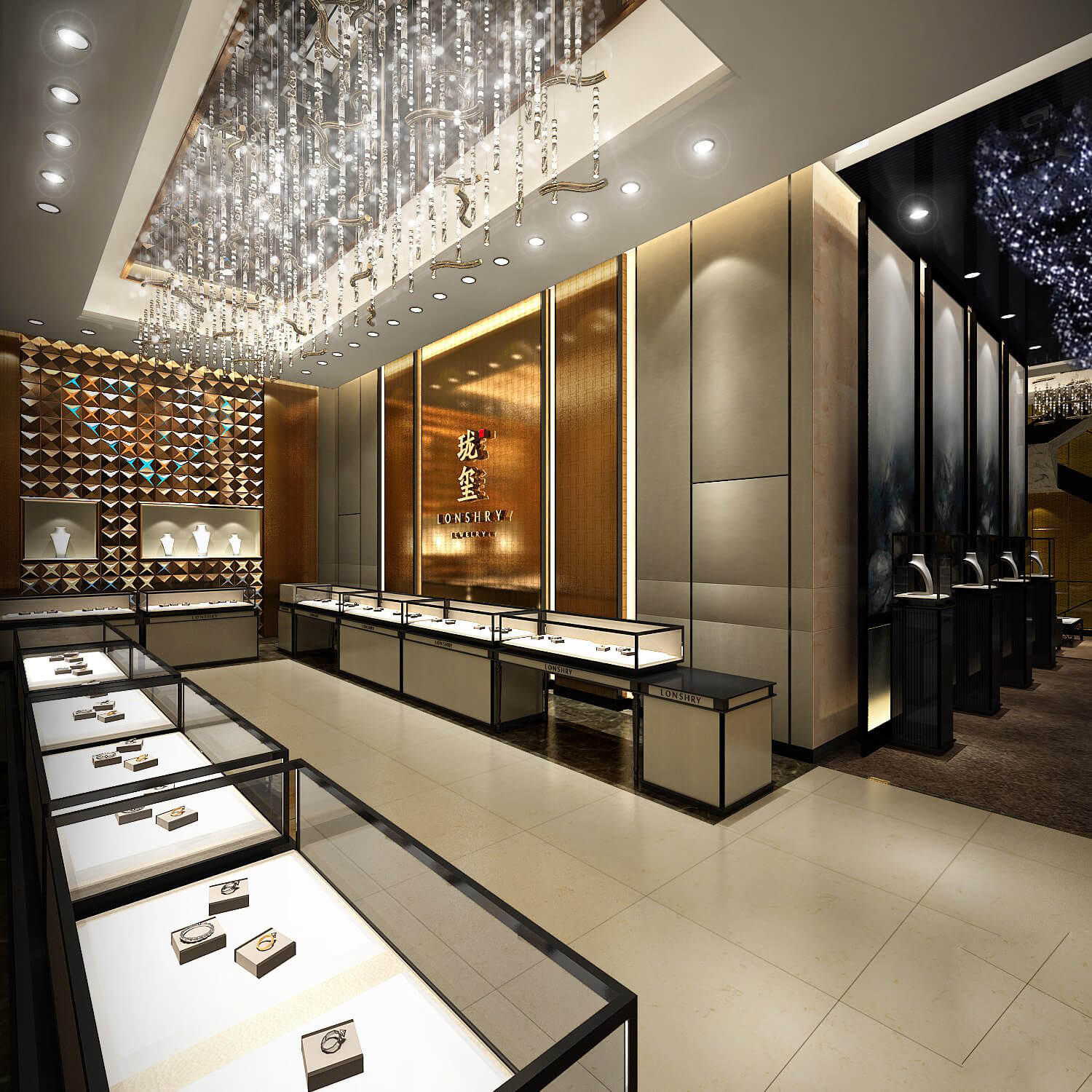 Top 20 mẫu thiết kế cửa hàng trang sức đẹp khó cưỡng