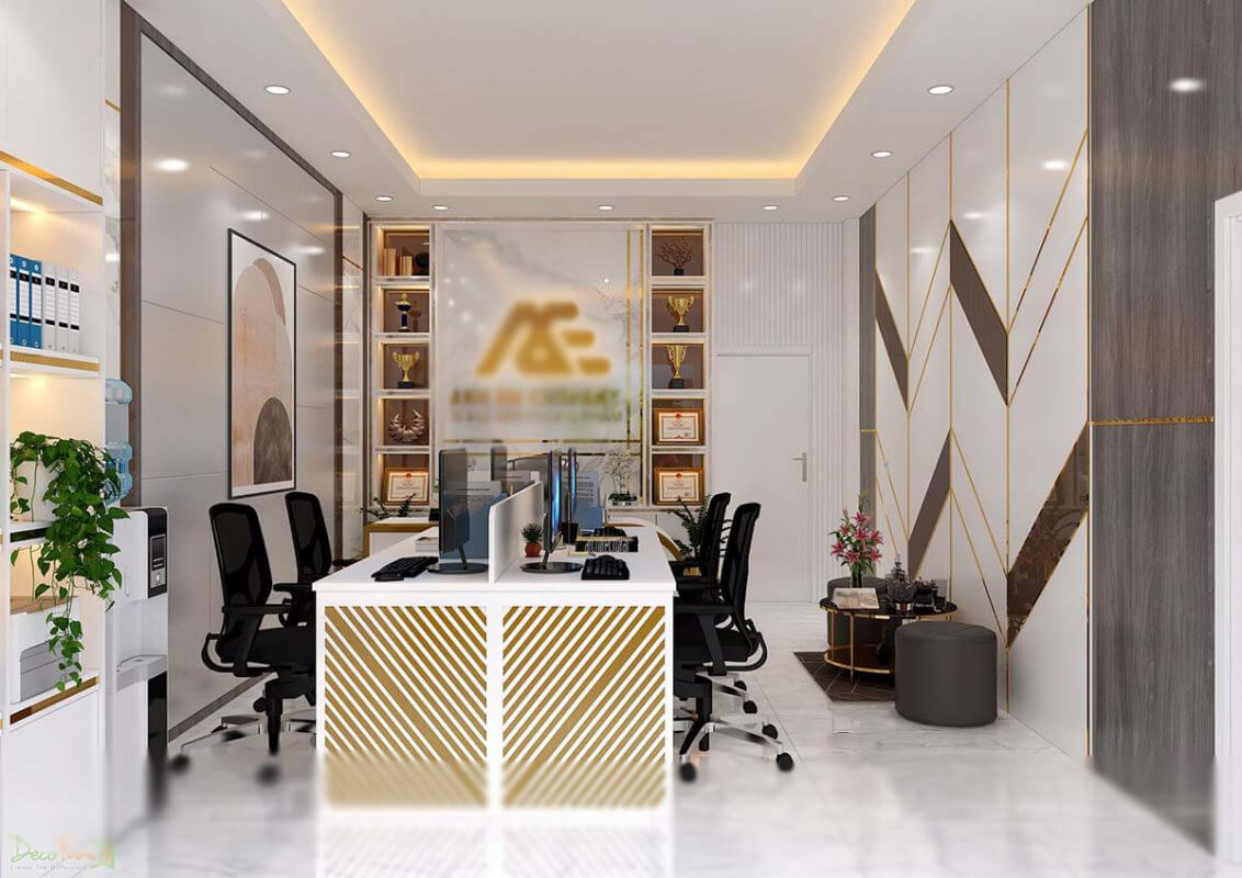 Văn phòng nhà ống phù hợp với lối thiết kế mở, hiện đại