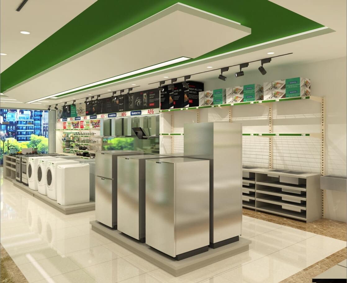 Top 06 thiết kế cửa hàng điện nước khoa học, tiết kiệm chi phí