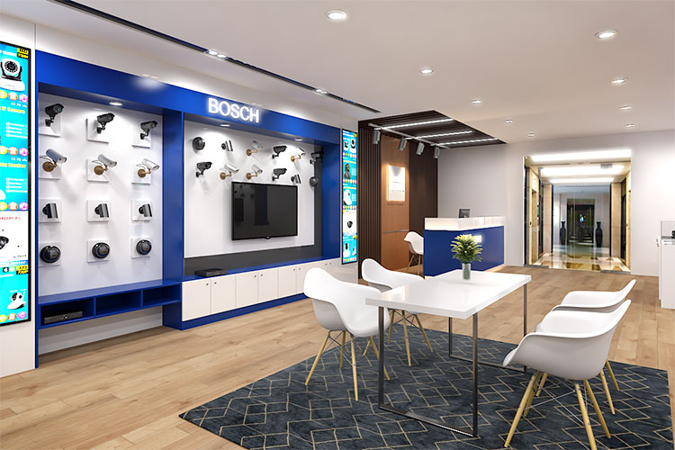 Cửa hàng camera kiểu tối giản, phù hợp với hầu hết các loại quy mô