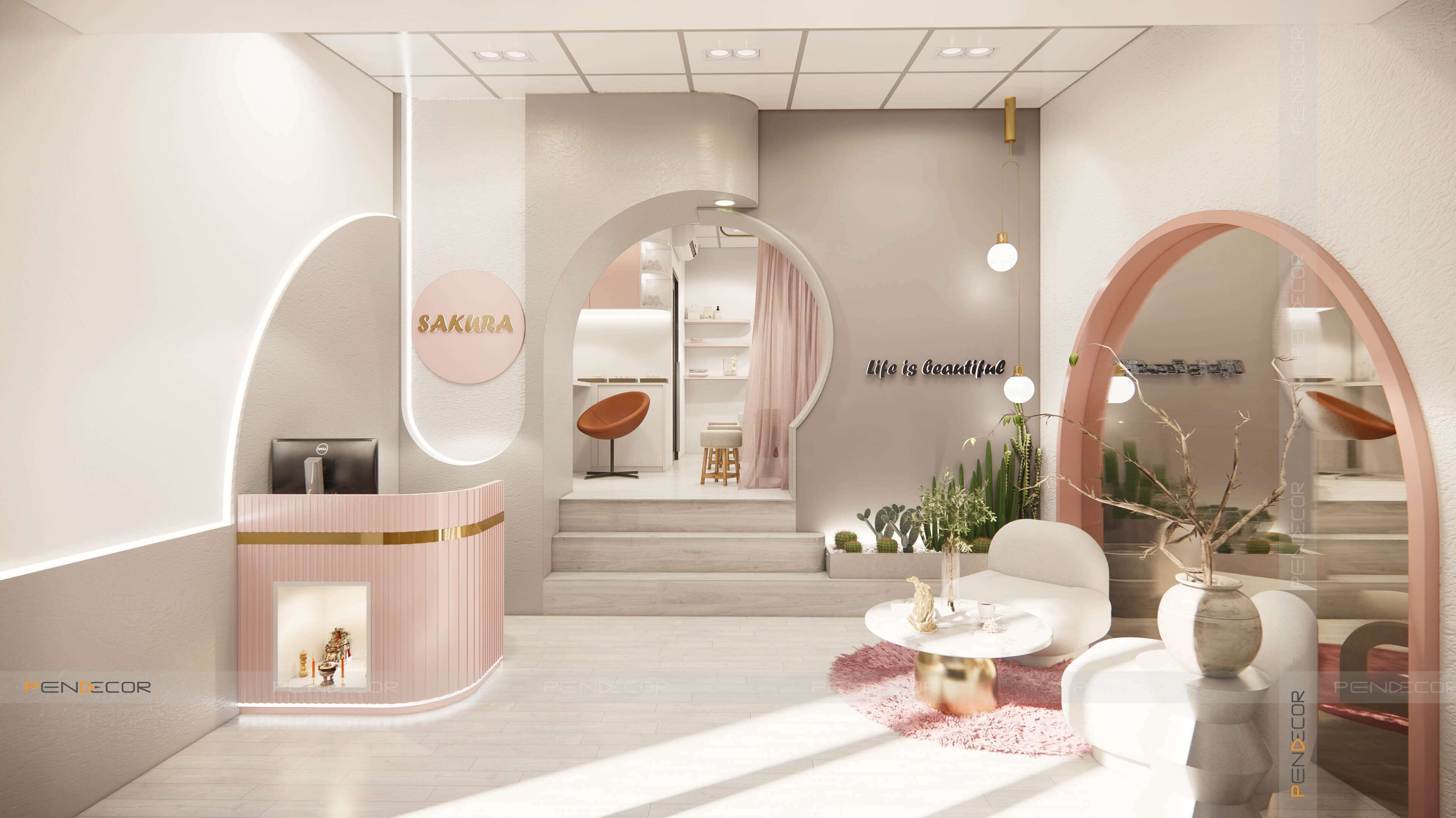 Thiết Kế Spa Sakura