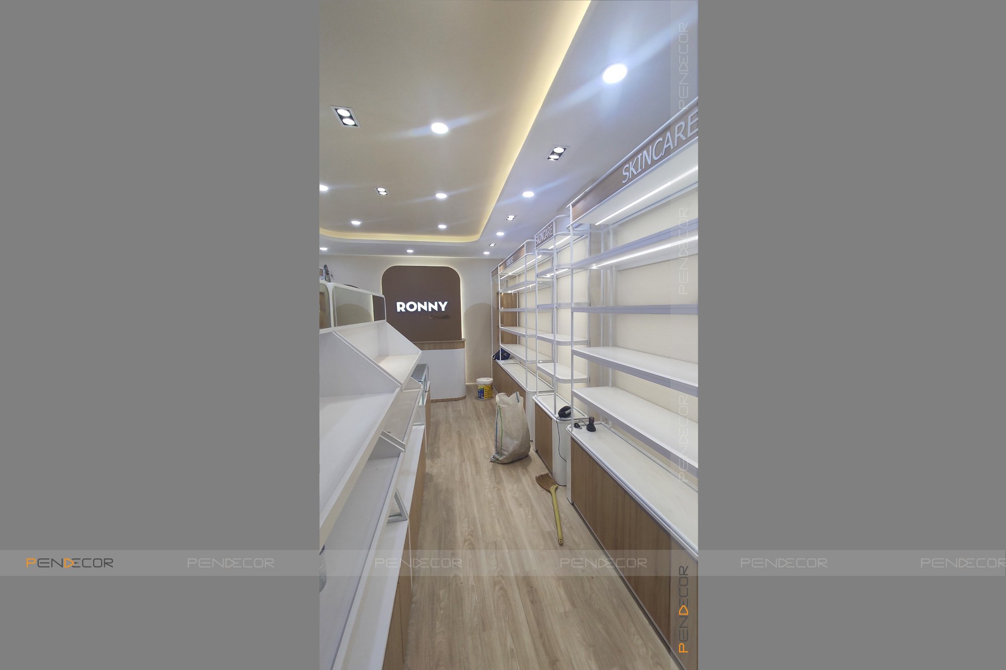 Thi Công Shop Mỹ Phẩm Ronny Bến Tre