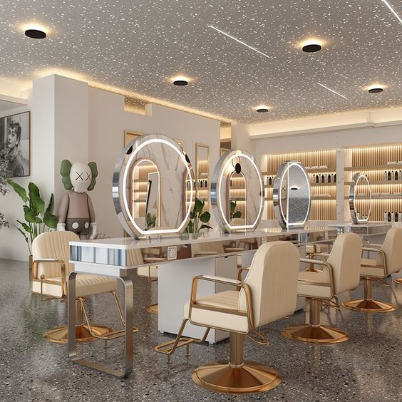 Thiết kế cửa hàng make-up phong cách hiện đại dễ ứng dụng