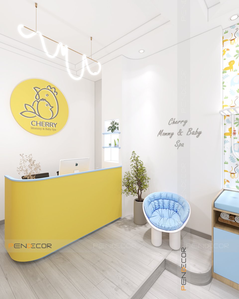 Thiết kế Spa Mẹ và Bé Cherry