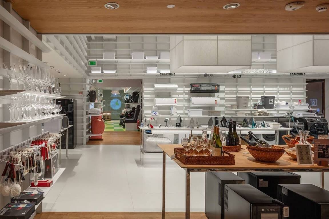 Thiết kế cửa hàng đồ gia dụng nhỏ gọn, đơn giản