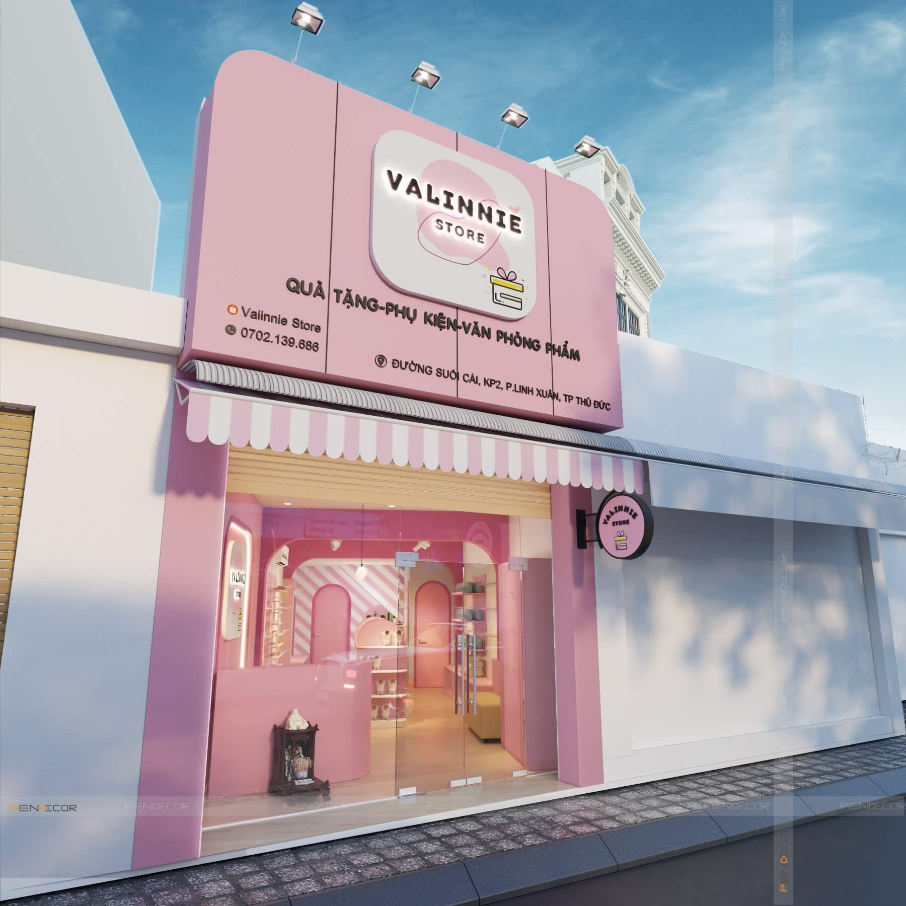 Thiết Kế Shop Phụ Kiện Valinnie Store