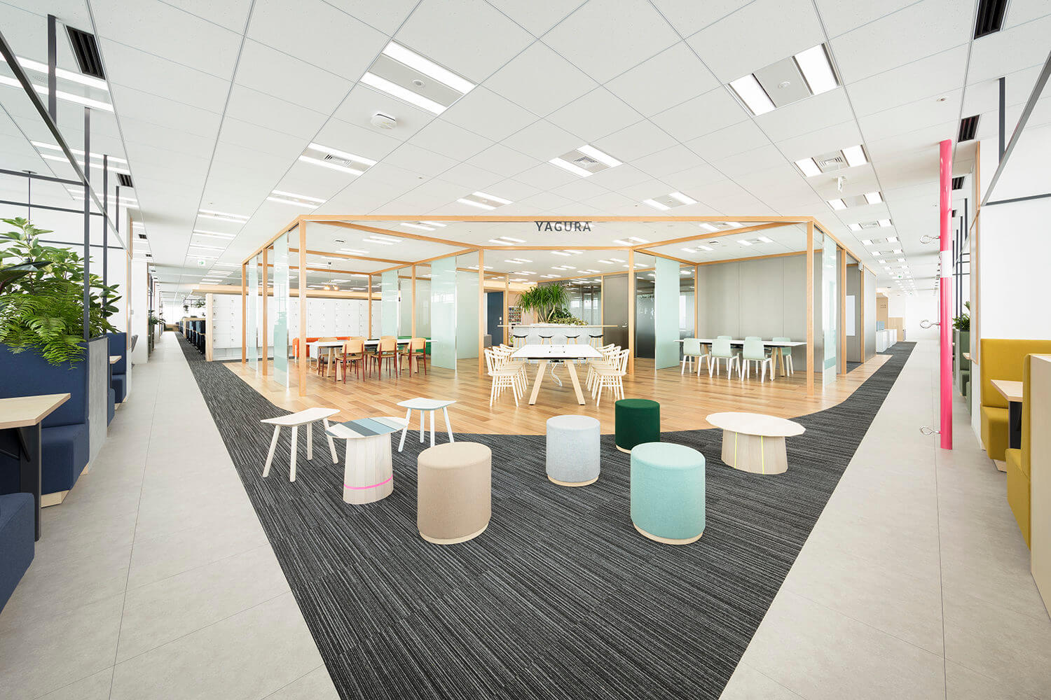 Thiết kế mặt bằng văn phòng hiện đại, theo nhóm