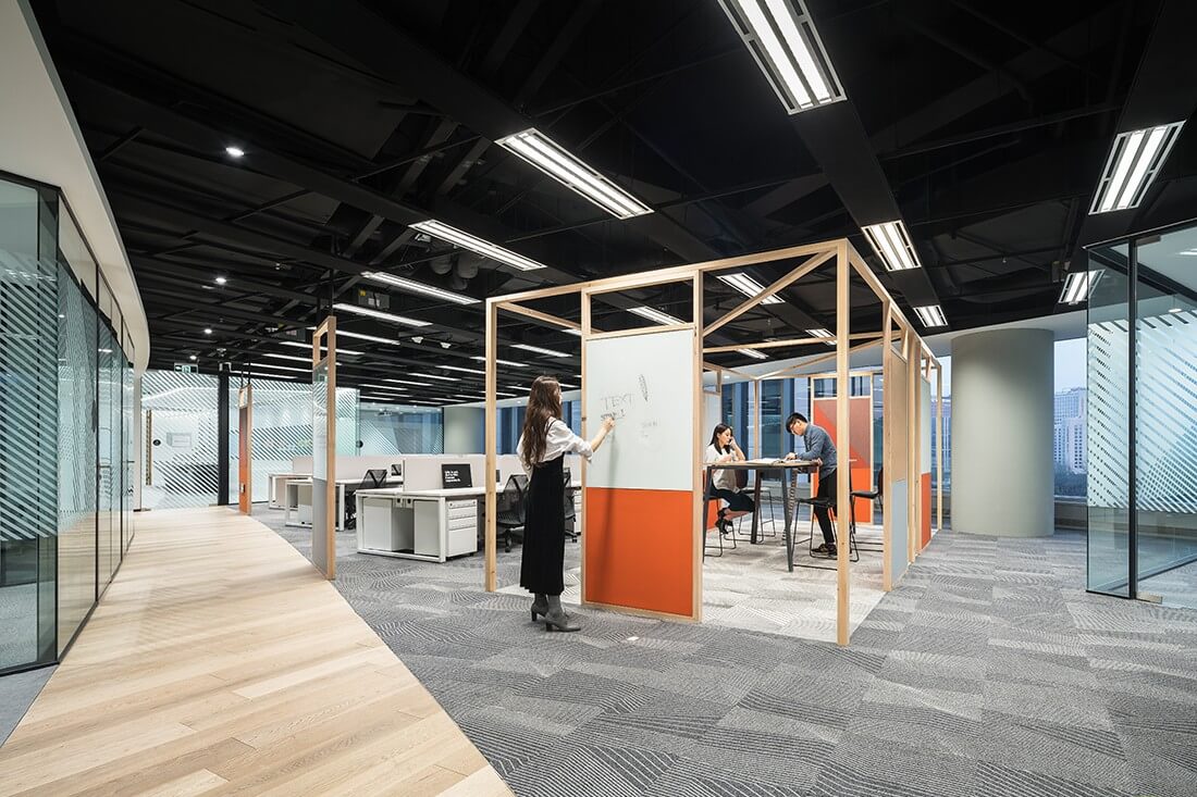 Thiết kế văn phòng đại diện phong cách hiện đại, đa năng