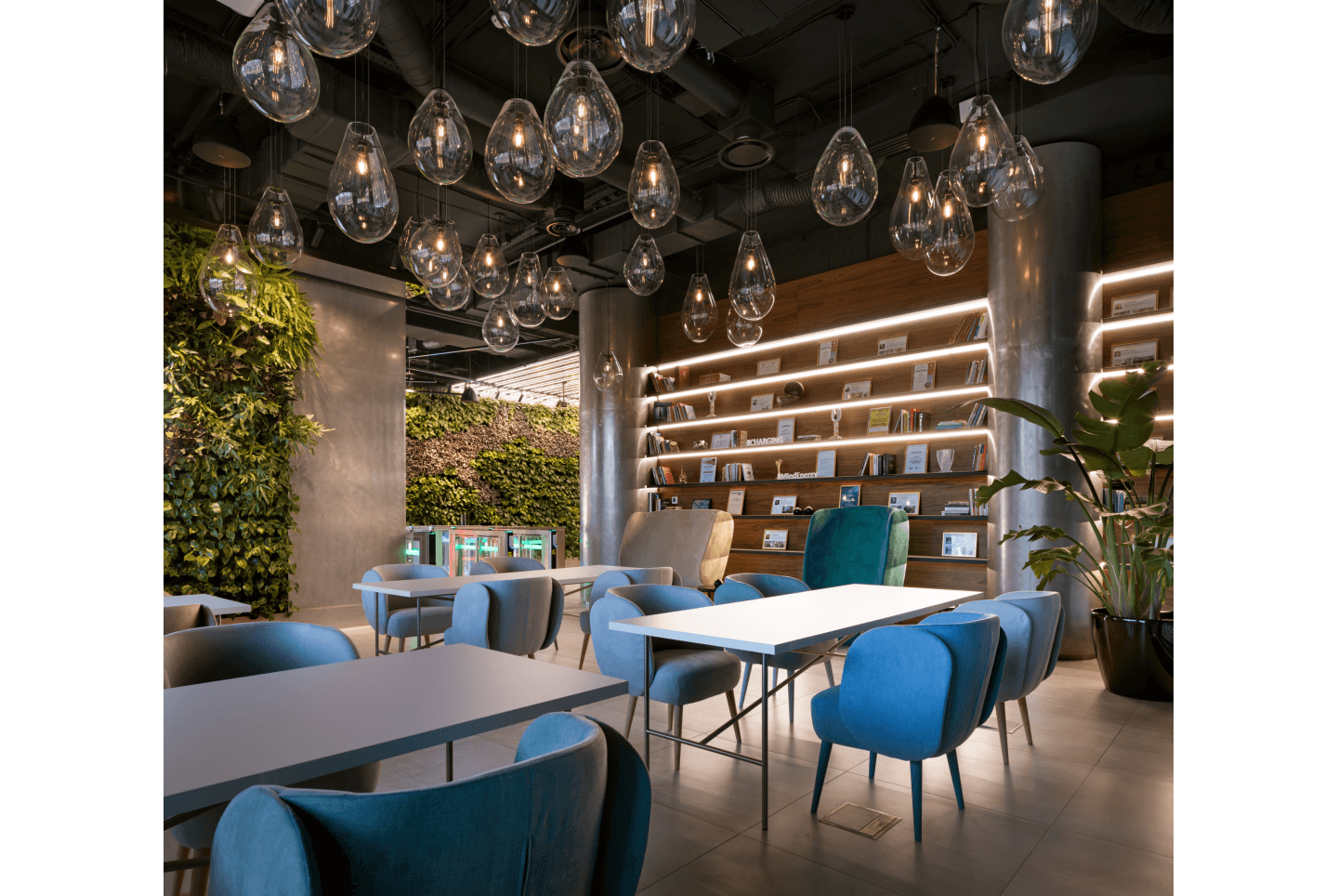 Thiết kế văn phòng đại diện không gian xanh