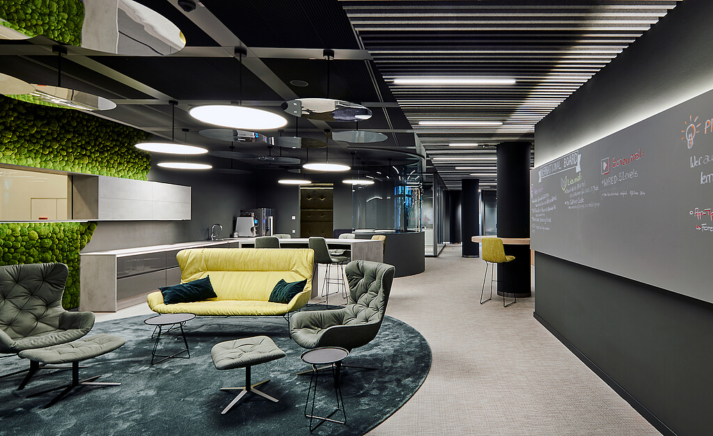 Thiết kế văn phòng đại diện tối giản