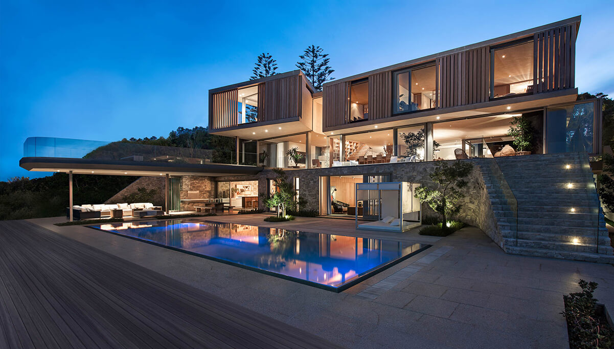 Thiết kế mặt tiền biệt thự 2 mặt tiền