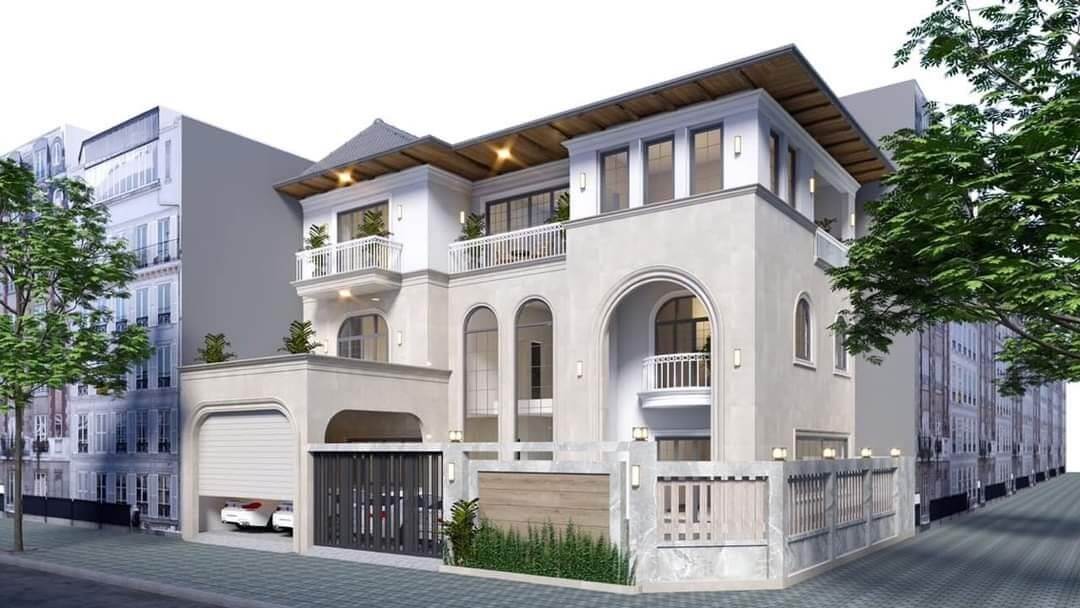 Thiết kế mặt tiền biệt thự Tân cổ điển