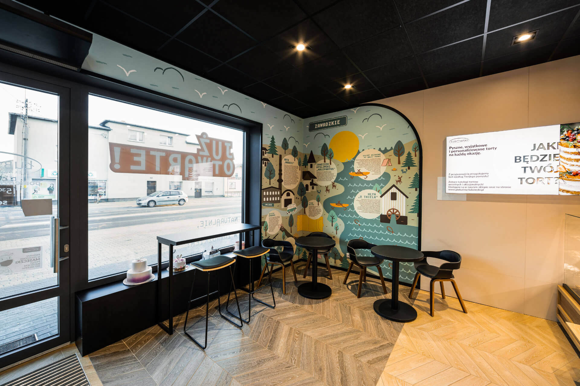 Thiết kế tiệm bánh mì phong cách vintage