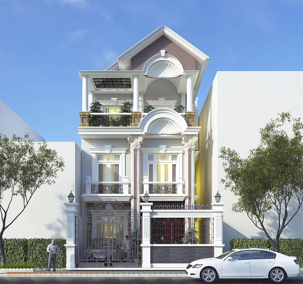 Tiêu chuẩn đánh giá thiết kế biệt thự mặt tiền 8m?