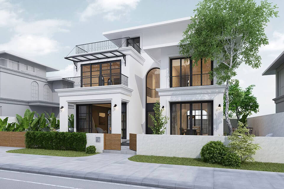 Tiêu chuẩn đánh giá thiết kế biệt thự mặt tiền 8m?