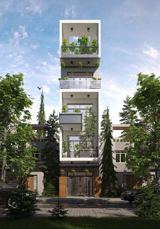 Các xu hướng thiết kế mặt tiền nhà 3m HOT nhất hiện nay