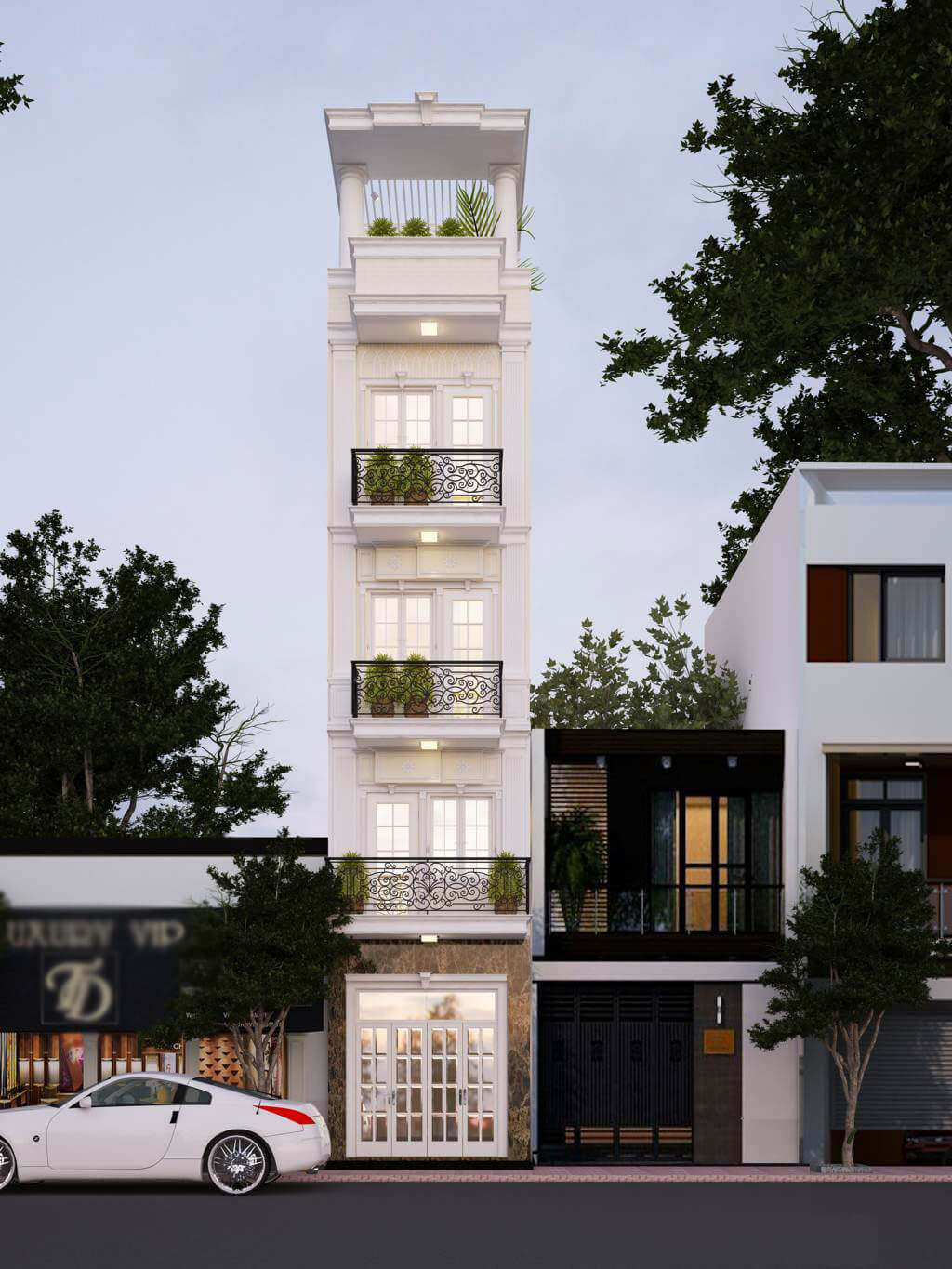 13+ mẫu mặt tiền nhà 4m thẩm mỹ, chi phí thấp, tính ứng dụng cao