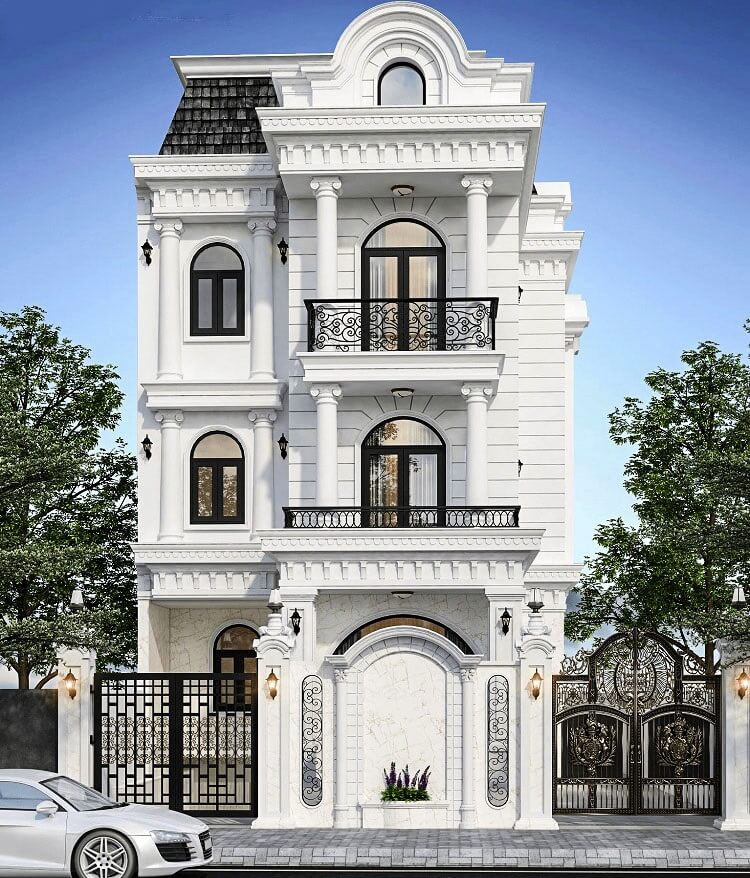 13+ mẫu mặt tiền nhà 4m thẩm mỹ, chi phí thấp, tính ứng dụng cao