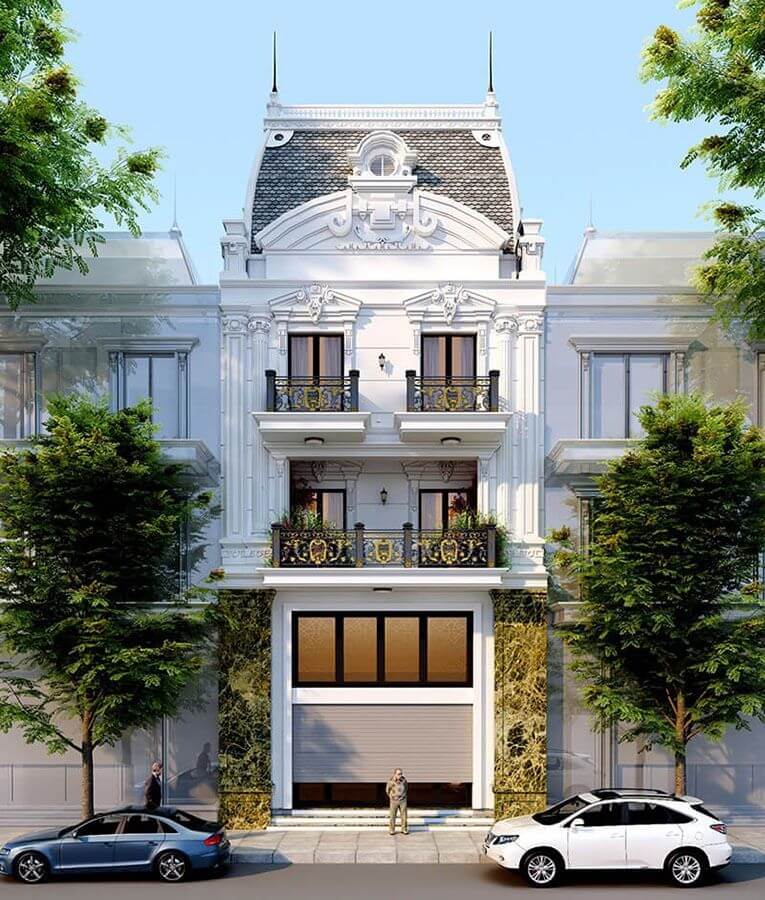 13+ mẫu mặt tiền nhà 4m thẩm mỹ, chi phí thấp, tính ứng dụng cao