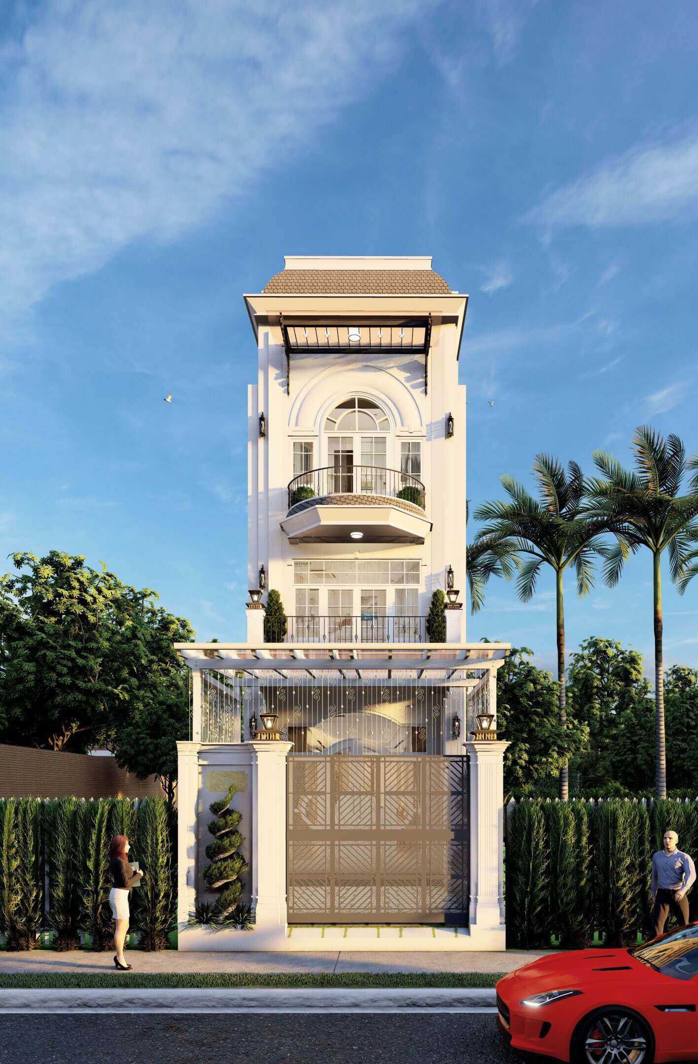 13+ mẫu mặt tiền nhà 4m thẩm mỹ, chi phí thấp, tính ứng dụng cao