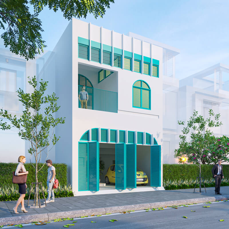 mẫu mặt tiền nhà 6m độc đáo, đáng tham khảo nhất