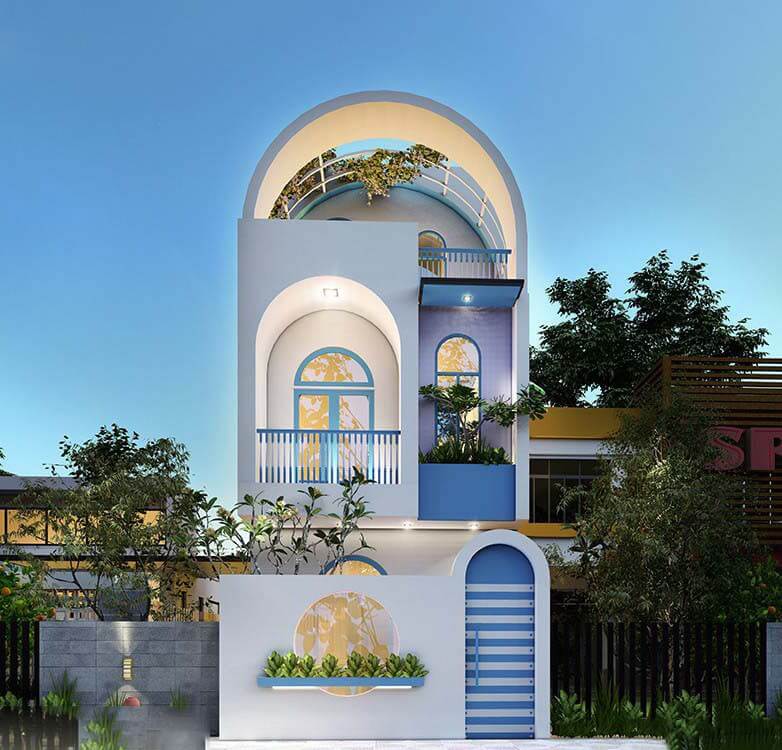 mẫu mặt tiền nhà 6m độc đáo, đáng tham khảo nhất