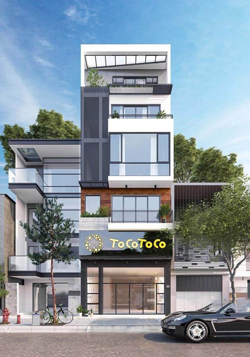 mẫu mặt tiền nhà 6m độc đáo, đáng tham khảo nhất