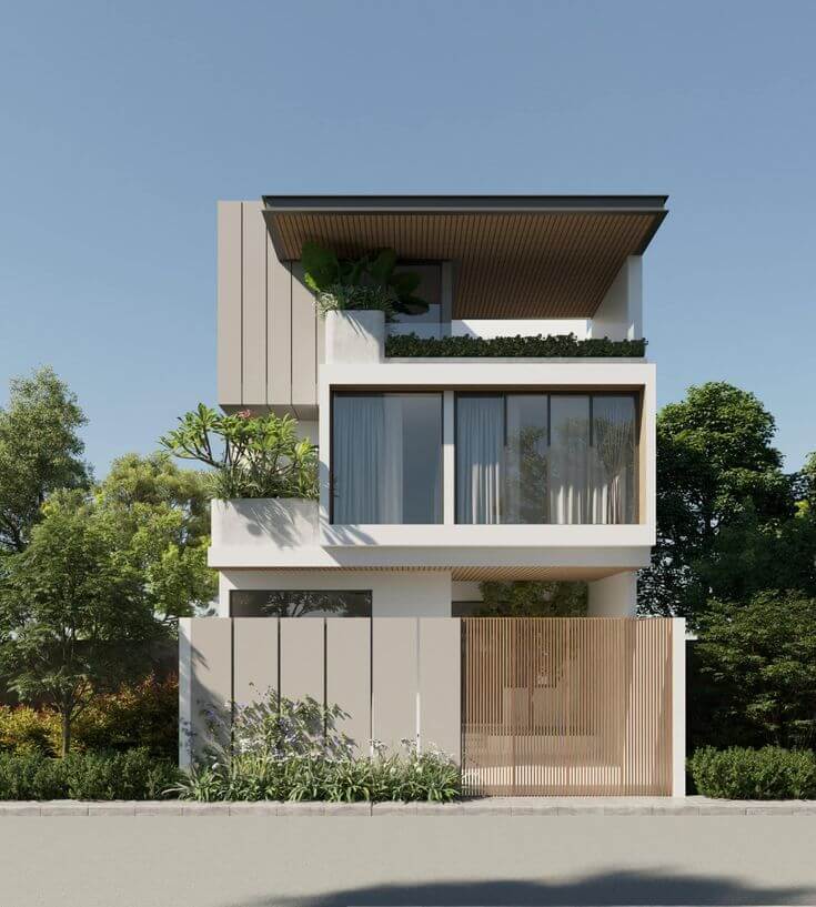 13+ mẫu mặt tiền nhà 10m đẹp mê mẩn không thể rời mắt