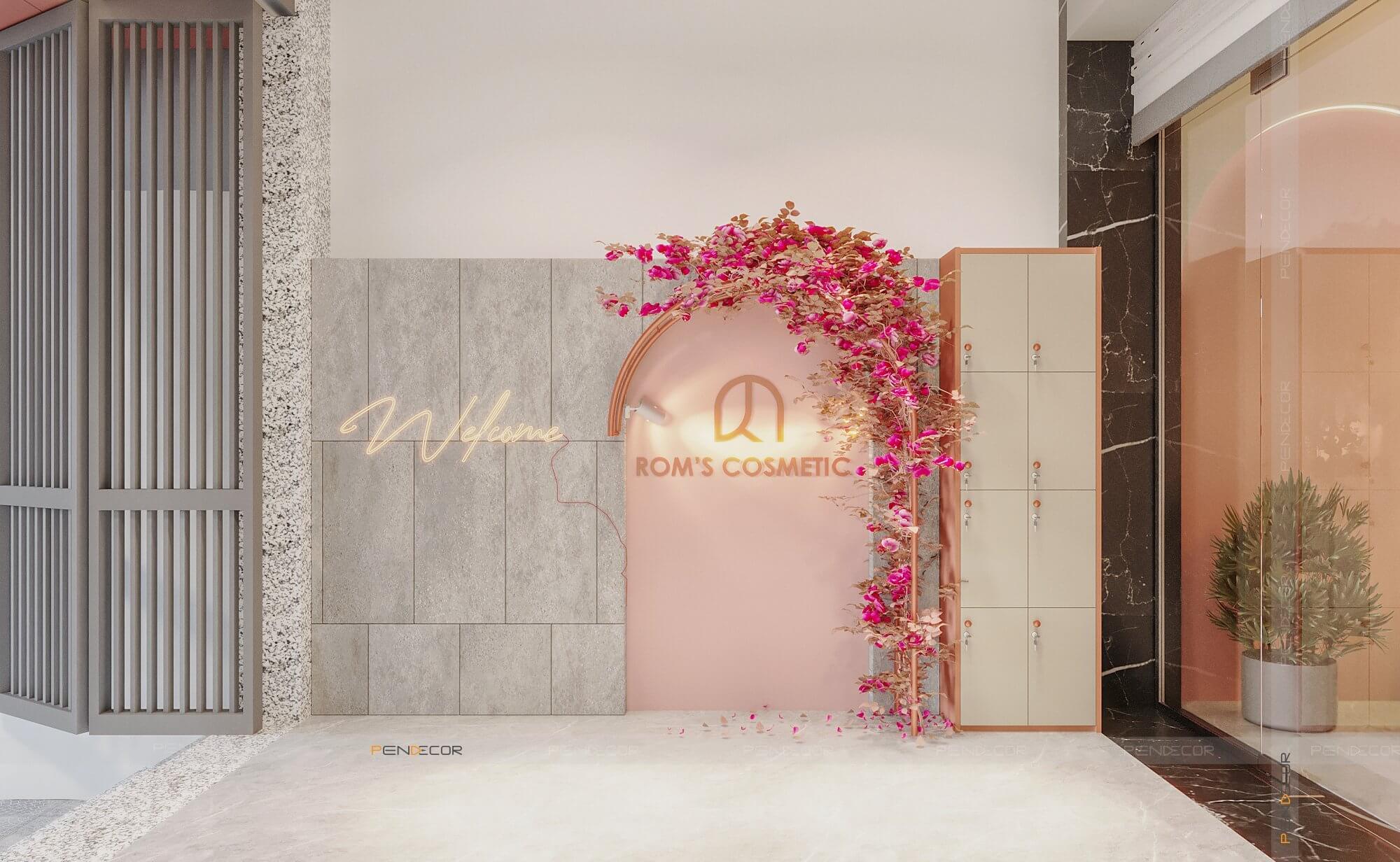 Thiết Kế Shop Mỹ Phẩm Rom's Cosmetics