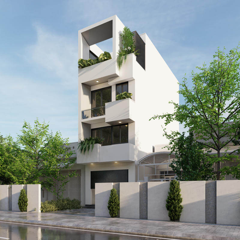 11+ mẫu mặt tiền nhà 4 tầng đẹp, thu hút, không nên bỏ lỡ