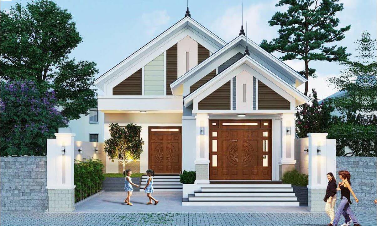 13+ mẫu thiết kế mặt tiền nhà cấp 4 5m đẹp không thể rời mắt