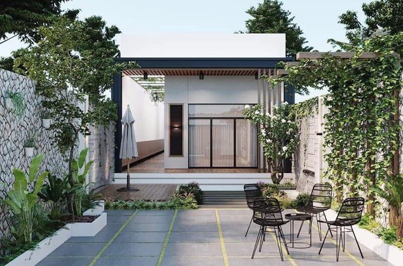 13+ mẫu thiết kế mặt tiền nhà cấp 4 5m đẹp không thể rời mắt